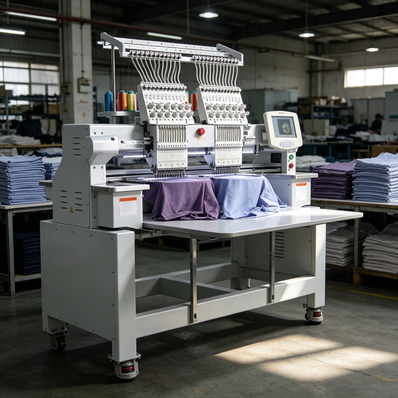 Heavy Equipment Manufacturers - Commercial High Speed Embroidery Machine Multi