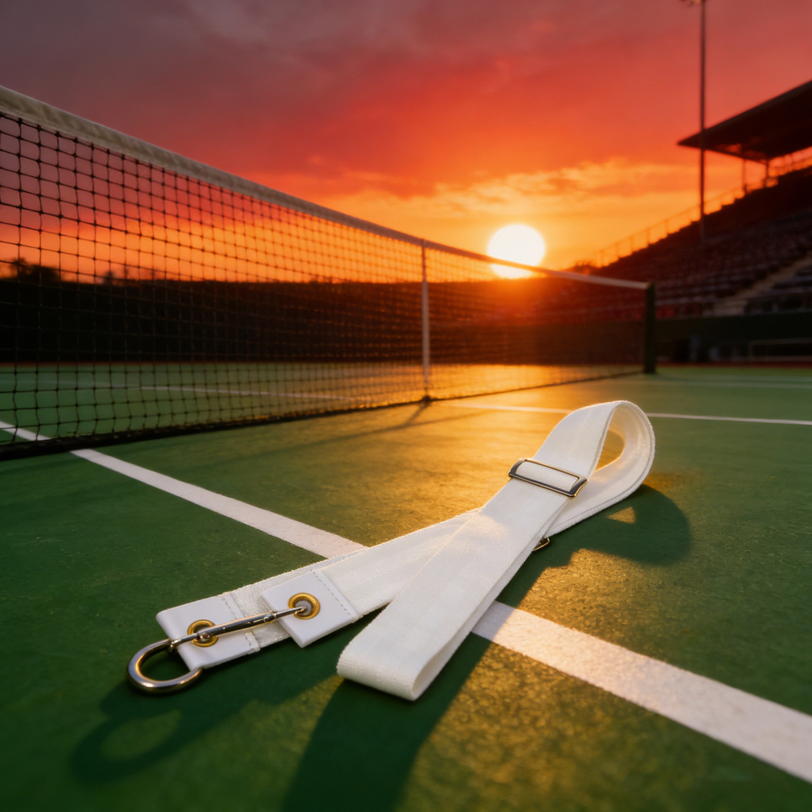 Heavy Equipment Center - Adjustable Tennis Net Center Strap Polyester