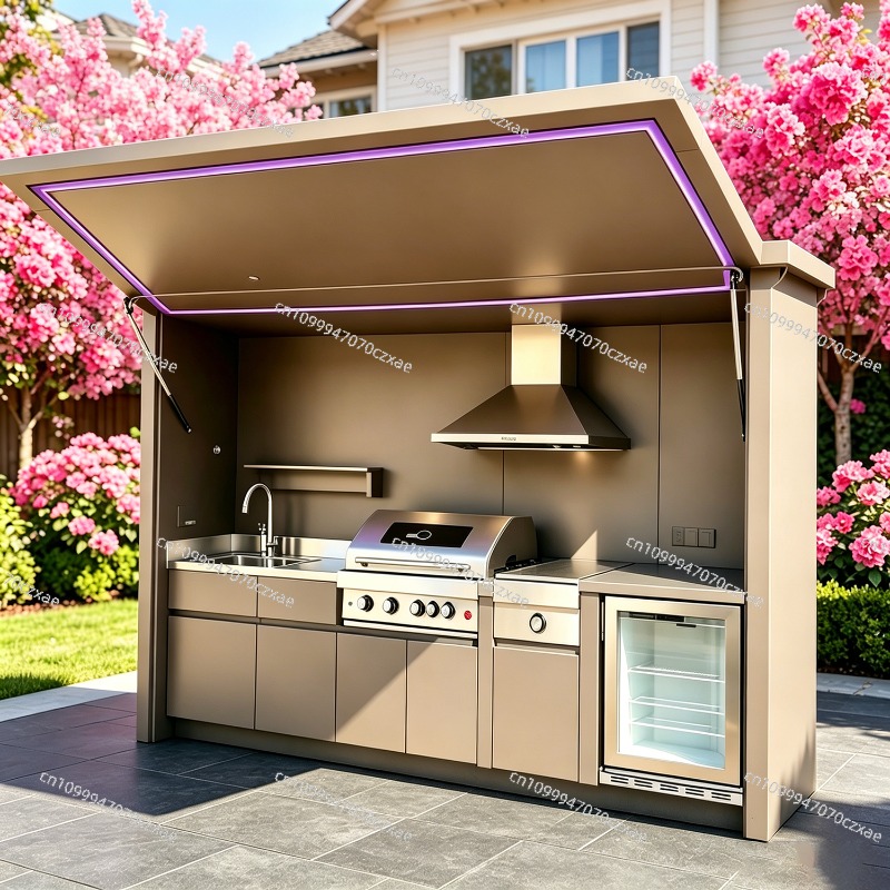 All-Weather Outdoor Kitchen Un - Heavy Equipment In Kitchen review and price