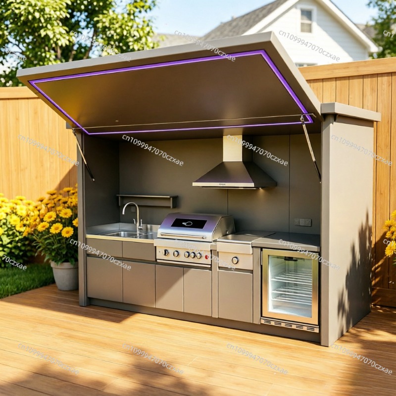 All-Weather Outdoor Kitchen Un - Heavy Equipment In Kitchen review and price