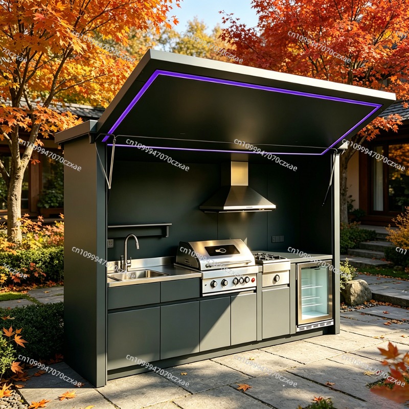 All-Weather Outdoor Kitchen Un - Heavy Equipment In Kitchen review and price